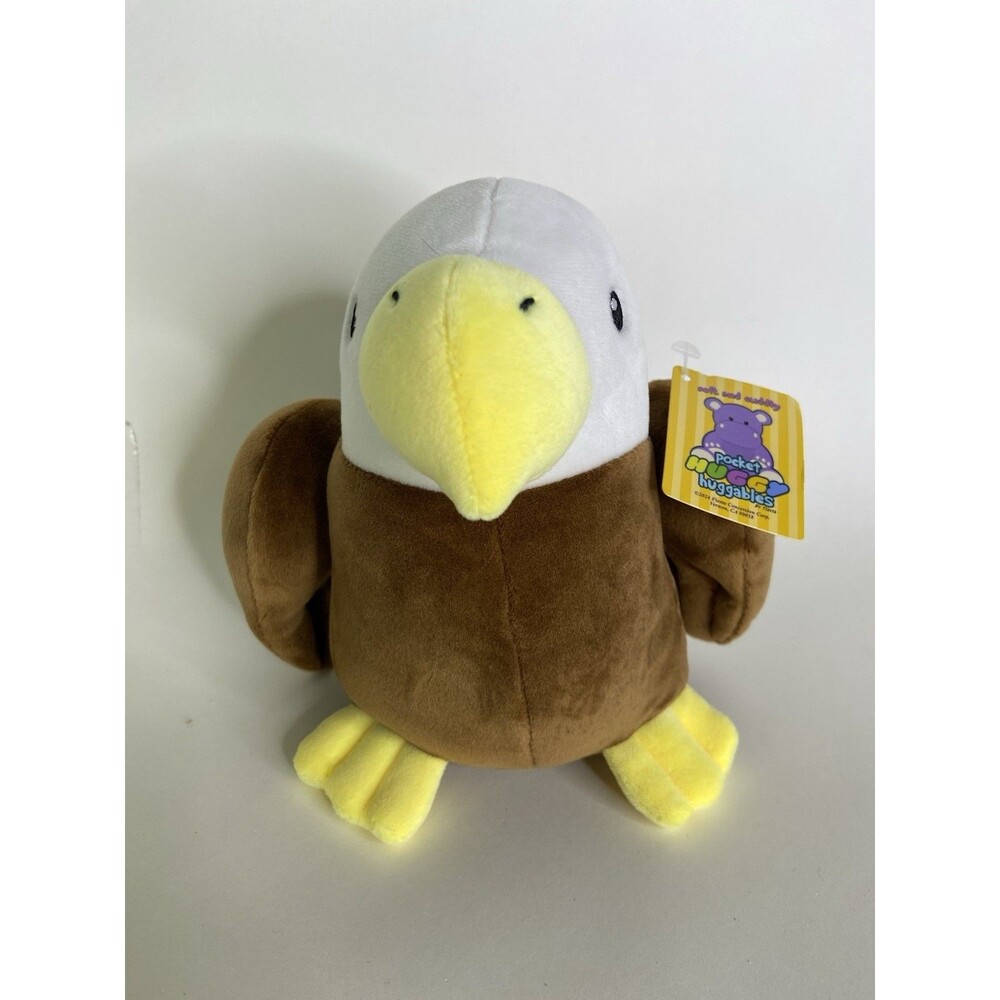 Fiesta Toys Huggy Huggables Pocket Eagle 7in Plush Stuffed Animal Toy
